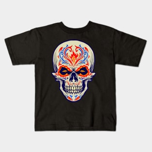 Sugar skull Dia de Los Muertos Kids T-Shirt